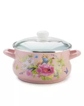 Кастрюля эмалированная с крышкой Metrot 3,5 л