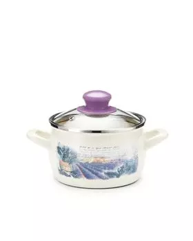 Кастрюля с крышкой 1,65 л Лаванда Metrot Лаванда