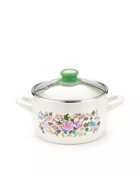 Кастрюля с крышкой 3 л Metrot Букет