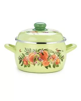 Кастрюля с крышкой 3 л Metrot «Персики»