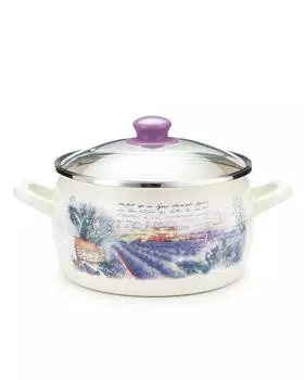 Кастрюля с крышкой, 5,7 л Лаванда Metrot Лаванда