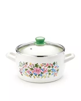 Кастрюля с крышкой 5 л Metrot Букет