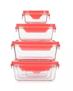 Контейнеры пищевые, 6 шт. Glasslock стекло 0,15 л - 0,98 л