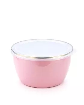 Миска эмалированная с крышкой 1,75 л Metrot Блеск