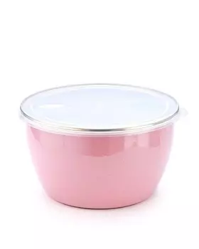 Миска эмалированная с крышкой 2,45 л Metrot Блеск