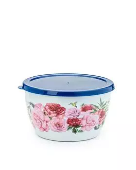 Миска с крышкой 2,45 л Metrot Цветы