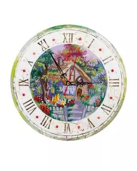Набор для рукоделия «Часы с домиком», вышивка Panna