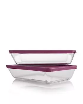 Набор форм для запекания с крышкой, 2 шт. Cucinella