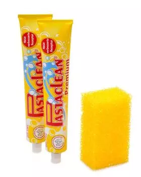 Пятновыводители, 2 шт. х 100 мл Pastaclean и губка