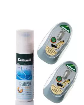 Шампунь и губки для обуви, 2 шт. Collonil