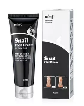 Улиточный крем для ног 100 мл Kims Snail