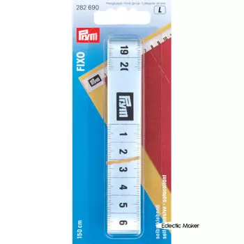 282690 Prym Измерительная лента Fixo самоклеющаяся, 1,5м, в блистере