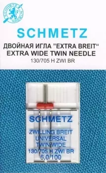 Игла SCHMETZ двойн.100\6 (1 шт)