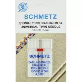 Игла SCHMETZ двойн.80\4,0 (1 шт)