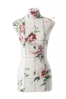 Манекен масштабный Betty премиум 1:2 р. 42 (цв. цветочный)