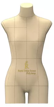 Манекен RDF Monica р. 40 (цв. бежевый, подставка "Милан" в комплекте)