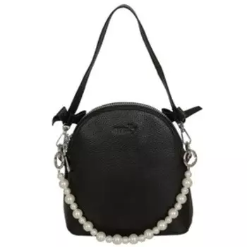 Сумка кросс-боди, отдел на молнии, цвет черный 19х17х6см