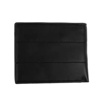 0725-19 Портмоне, отдел для купюр/карт, цвет черный 12х10х3см