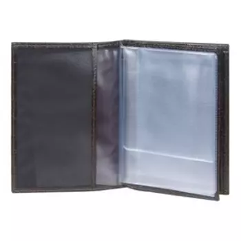 Обложка для автодокументов, паспорта, цвет коричневый