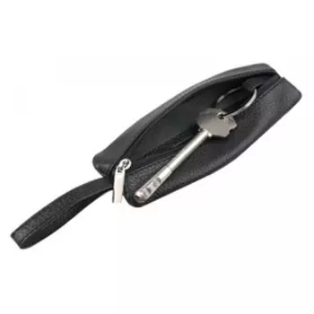 Ключница на молнии, цвет чёрный