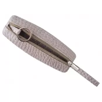 Ключница на молнии, цвет бежевый