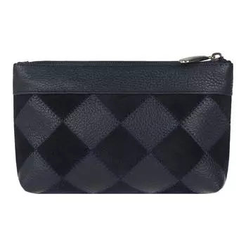 0-764к Косметичка простая Franchesco Mariscotti, отдел на молнии, цвет темно-синий 17х11х6см 74828