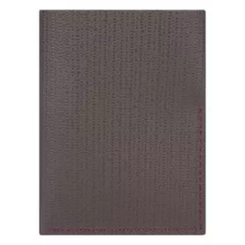 0-777FM Картхолдер с одним карманов, цвет коричневый/бордовый 7х9,5х0,4см