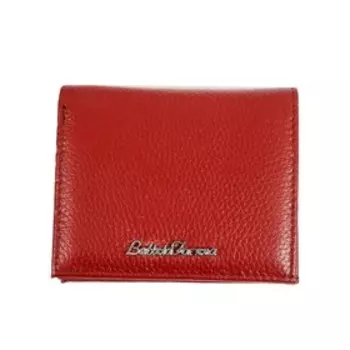 1030 Кошелек, отдел на скрытых магнитах, цвет красный 10х9х3см