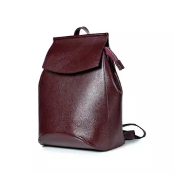 11518 Рюкзак, отдел на клапане, цвет бордовый 22,5х31,5х15см