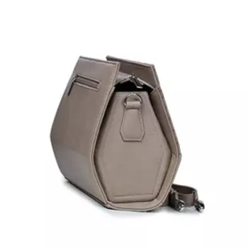 120 Сумка кросс-боди, отдел на молнии, цвет кофе 25,5х20,5х14см