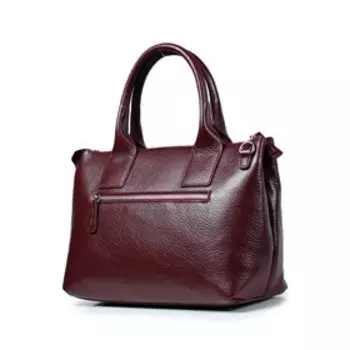 13319 Сумка тоут, отдел на молнии, цвет бордовый 34,5х22х22см