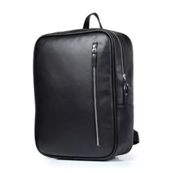 15217 Рюкзак, отдел на молнии, цвет черный 30х39х10,5см