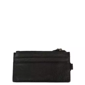 Ключница на молнии, длина 15 см, цвет чёрный