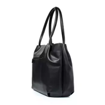 16617 Сумка тоут, отдел на молнии, цвет черный 36х22,5х16,5см