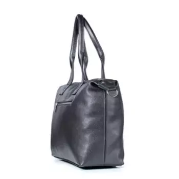 17521 Сумка саквояж, отдел на молнии, цвет графит 37х20,5х13,5см