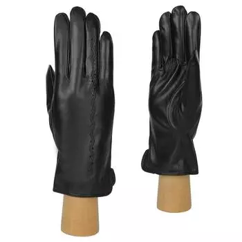 18.4-1 Перчатки женские раз.7.5, цвет черный, с подкладом шерсть