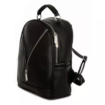 21017 Рюкзак, отдел на молнии, цвет черный 33х26х14см