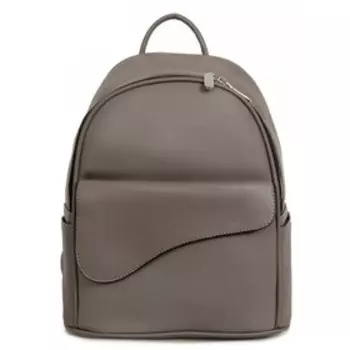 21019 Рюкзак, отдел на молнии, цвет темно-серый 33х26х14см