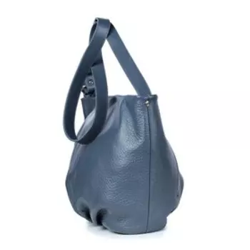 22621 Сумка мешок, отдел на молнии, цвет серо-синий 34,5х23х10,8см