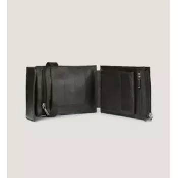 26308 Планшет, 2 отдела на клапане, цвет черный 14х19х5см