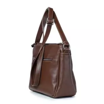 26820 Сумка кросс-боди, отдел на молнии, цвет коричневый 25х19,5х9,8см