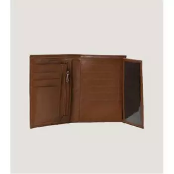 2720 Портмоне, отдел для карт/купюр/монет, цвет рыжий 11,3х14,8х1,5см