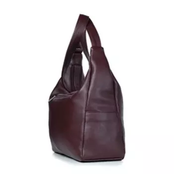 27219 Сумка мешок, 2 отдела на молнии, цвет бордовый 30,5х32х12см