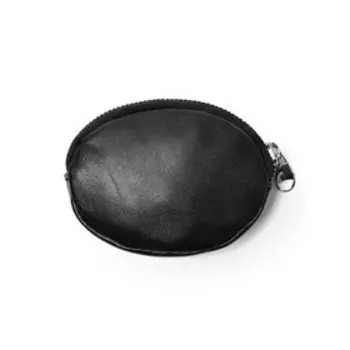 Монетница на молнии, цвет чёрный