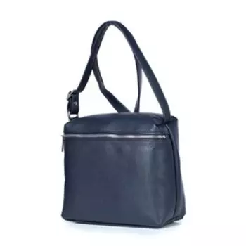 29521 Сумка кросс-боди, отдел на молнии, цвет темно-синий 22х19х9,8см