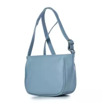 29921 Сумка кросс-боди, отдел на молнии, цвет серо-голубой 25х17,5х8см