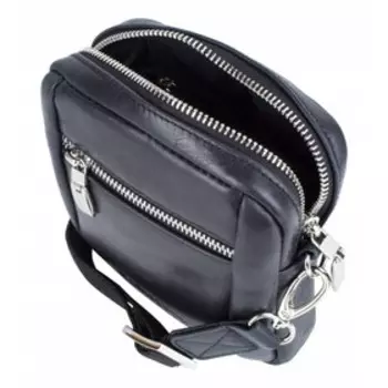 2-432к Планшет, отдел на молнии цвет черный 14х16х4,5см