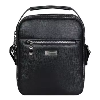 2-847к Планшет, 2 отдела на молнии, цвет черный 20х24х8см