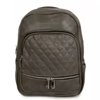 3008 Рюкзак Safina, отдел на молнии, цвет Серый 27х36х14см