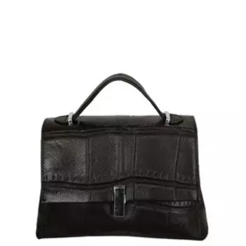 Сумка мессенджер, 2 отдела на клапане, цвет Черный 24х18х9см